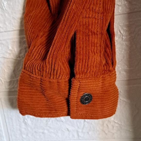 Kensie Cotton Corduroy Shacket Jacket in Gingerbisc - Picture 8 of 9